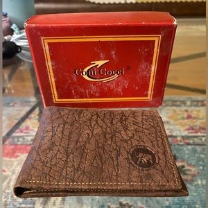 Coni Cocci Leather, Bifold Wallet.